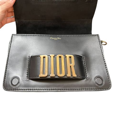 dior jadior dior flap bag with slot handclasp|J'adior Flap Leather Black GHW .